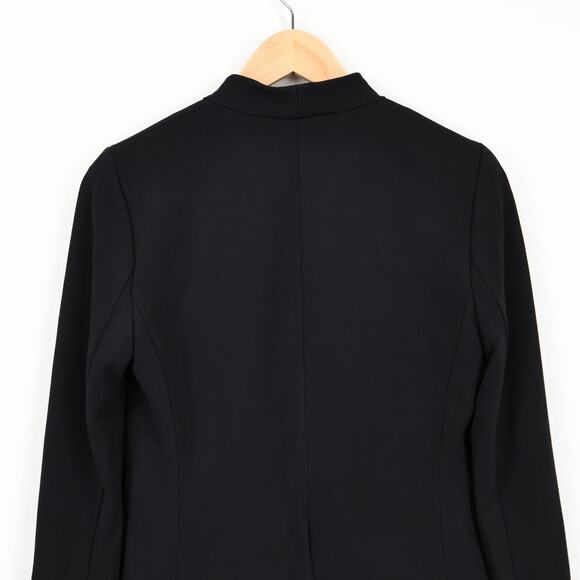 J.Crew 365 Going-Out Open Front Blazer In Stretch Twill Slim Fit Black Size 4 - Picture 4 of 8